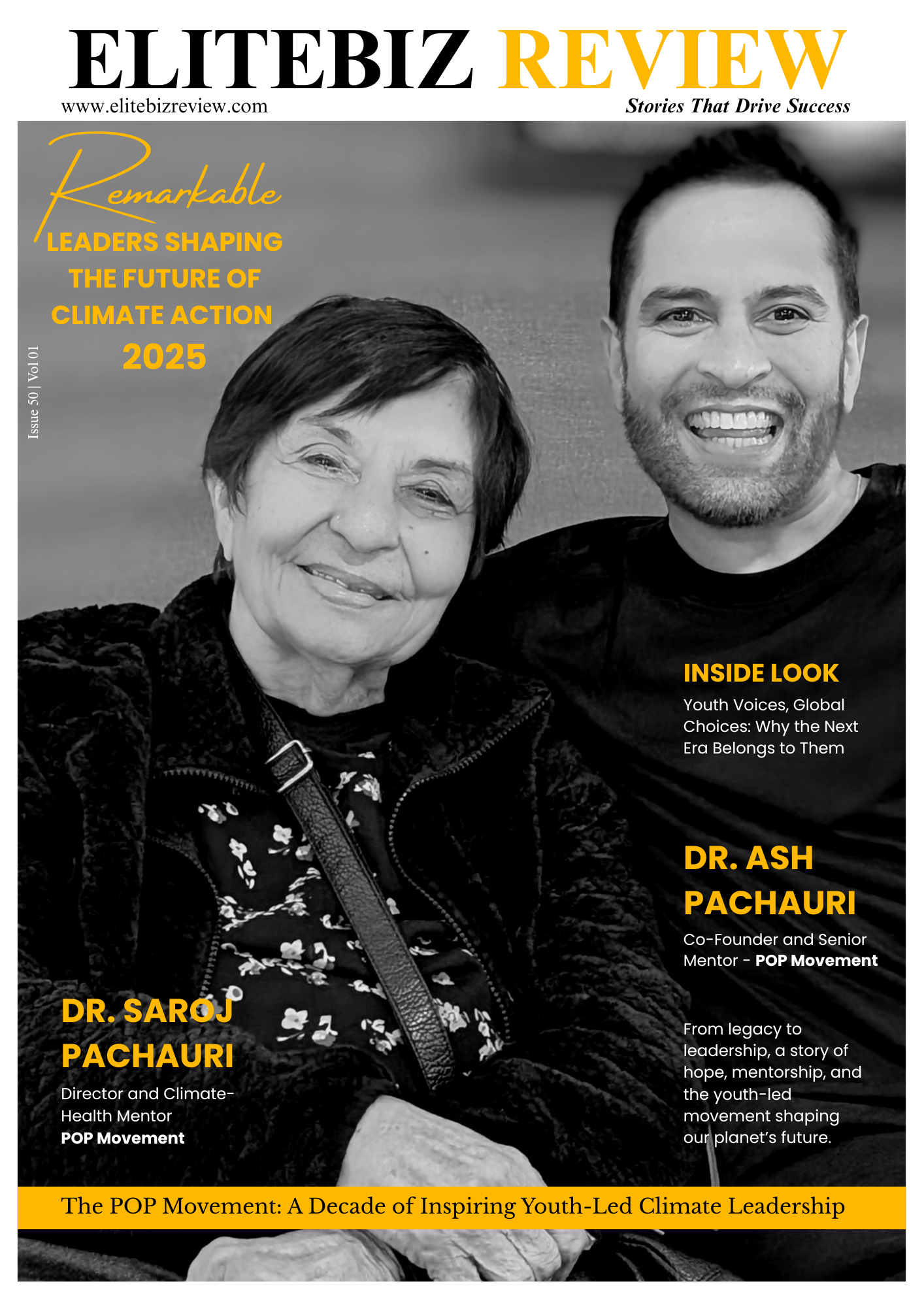 Dr. Saroj Pachauri | Director and Climate-Health Mentor and Dr. Ash Pachauri | Co-Founder and Senior Mentor - POP Movement